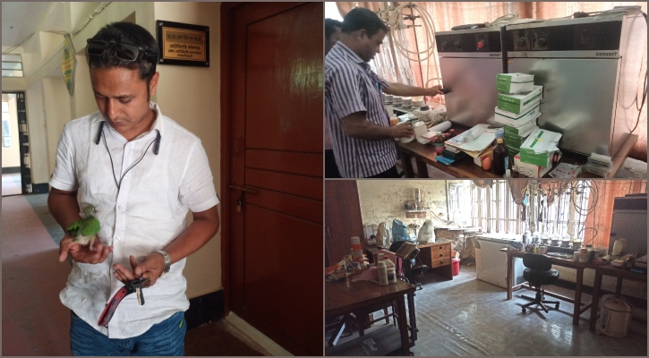ল্যাব থাকলেও টেকনিশিয়ান নেই লালমনিরহাট জেলা পশু হাসপাতালে